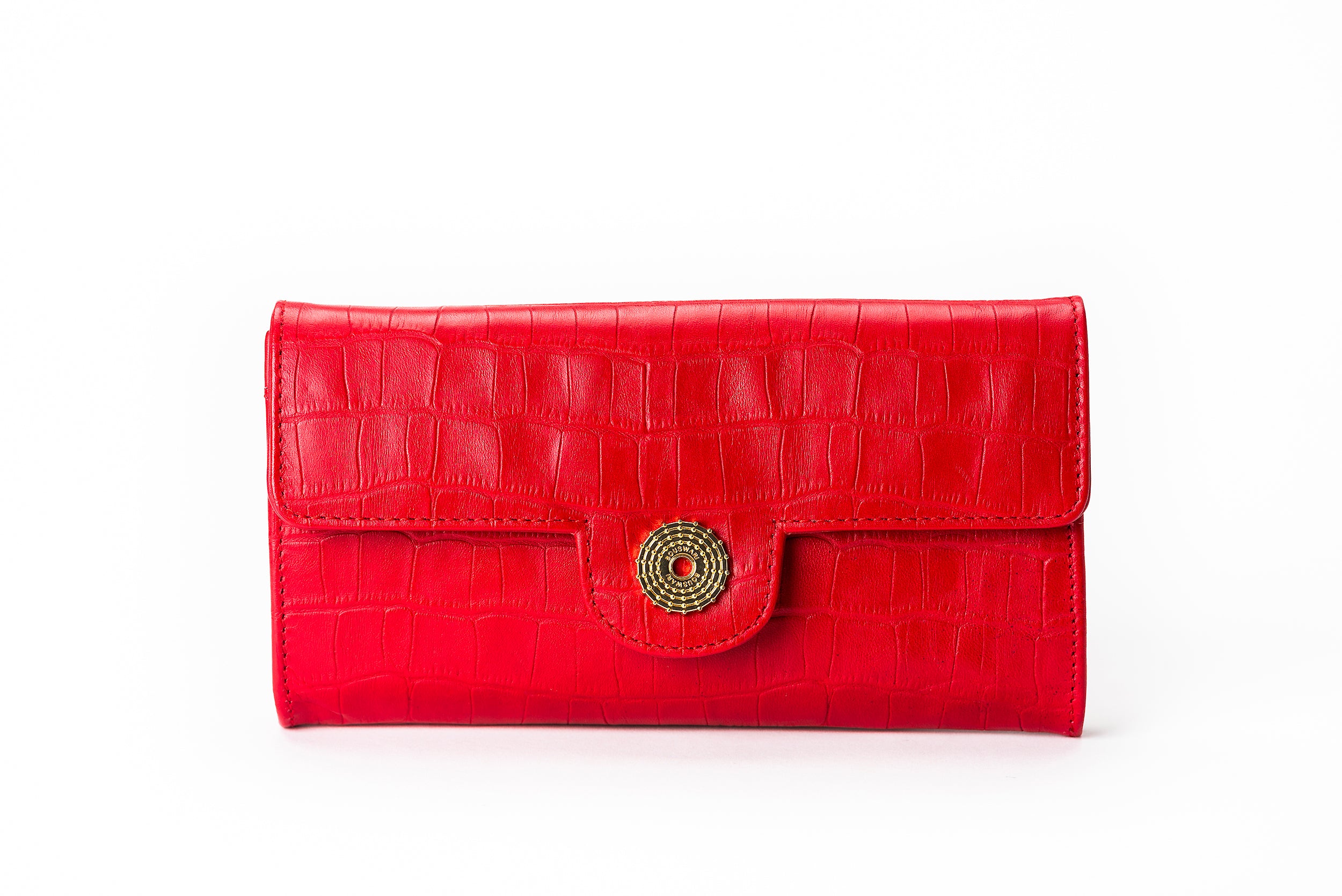 The Sultan Wallet - Red Embossed