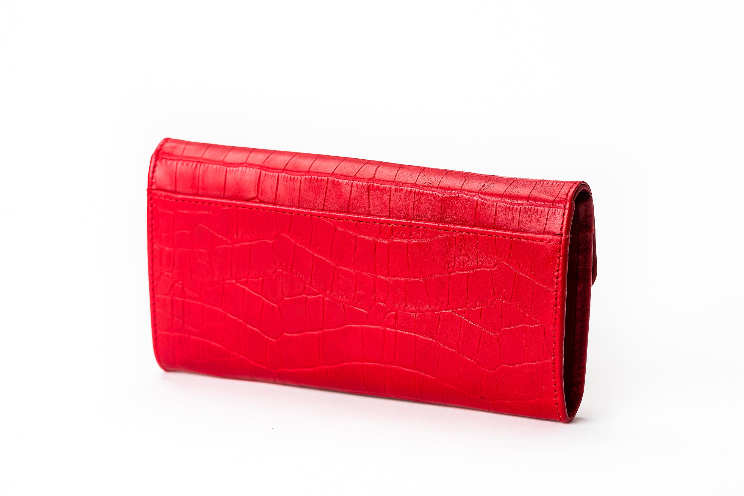 The Sultan Wallet - Red Embossed