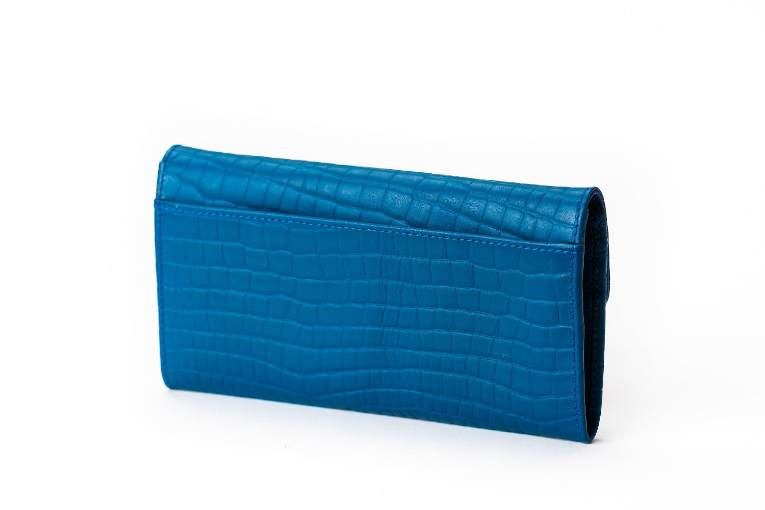 The Sultan Wallet - Blue Embossed