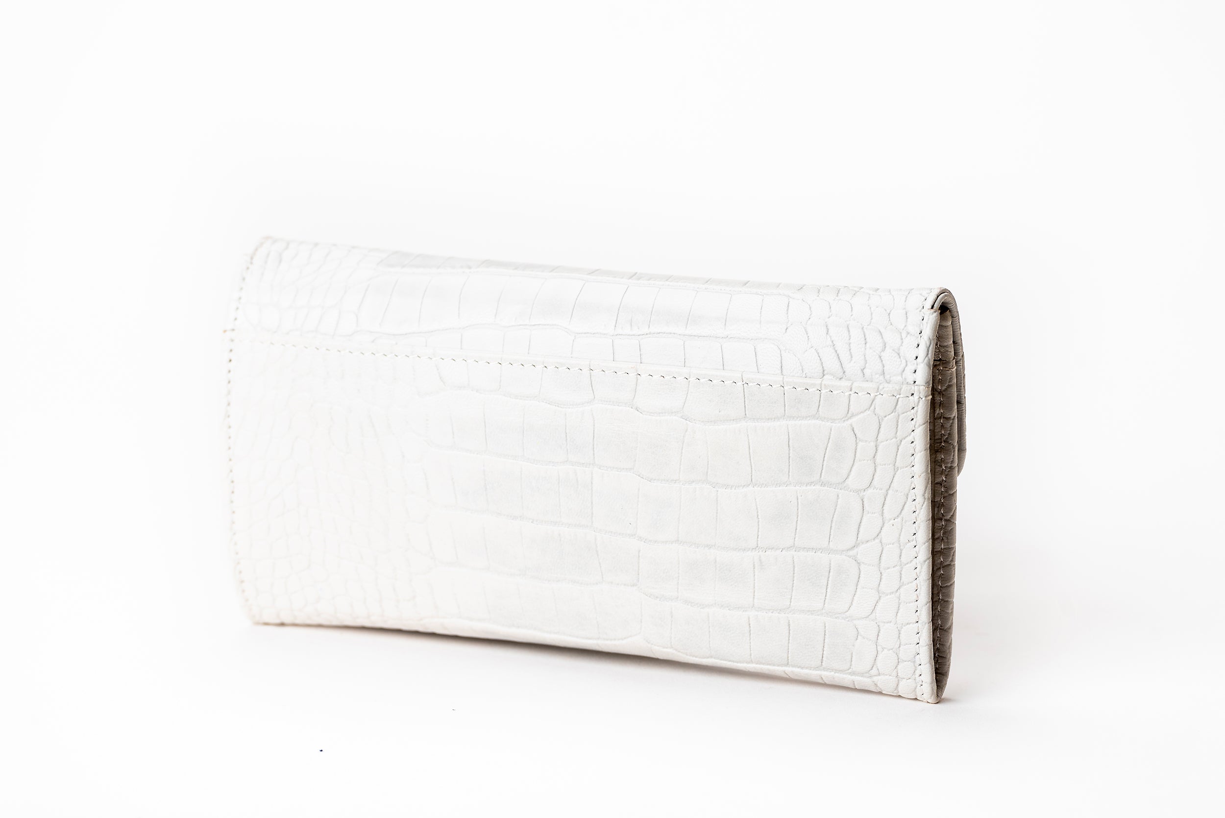 The Sultan Wallet - White Embossed
