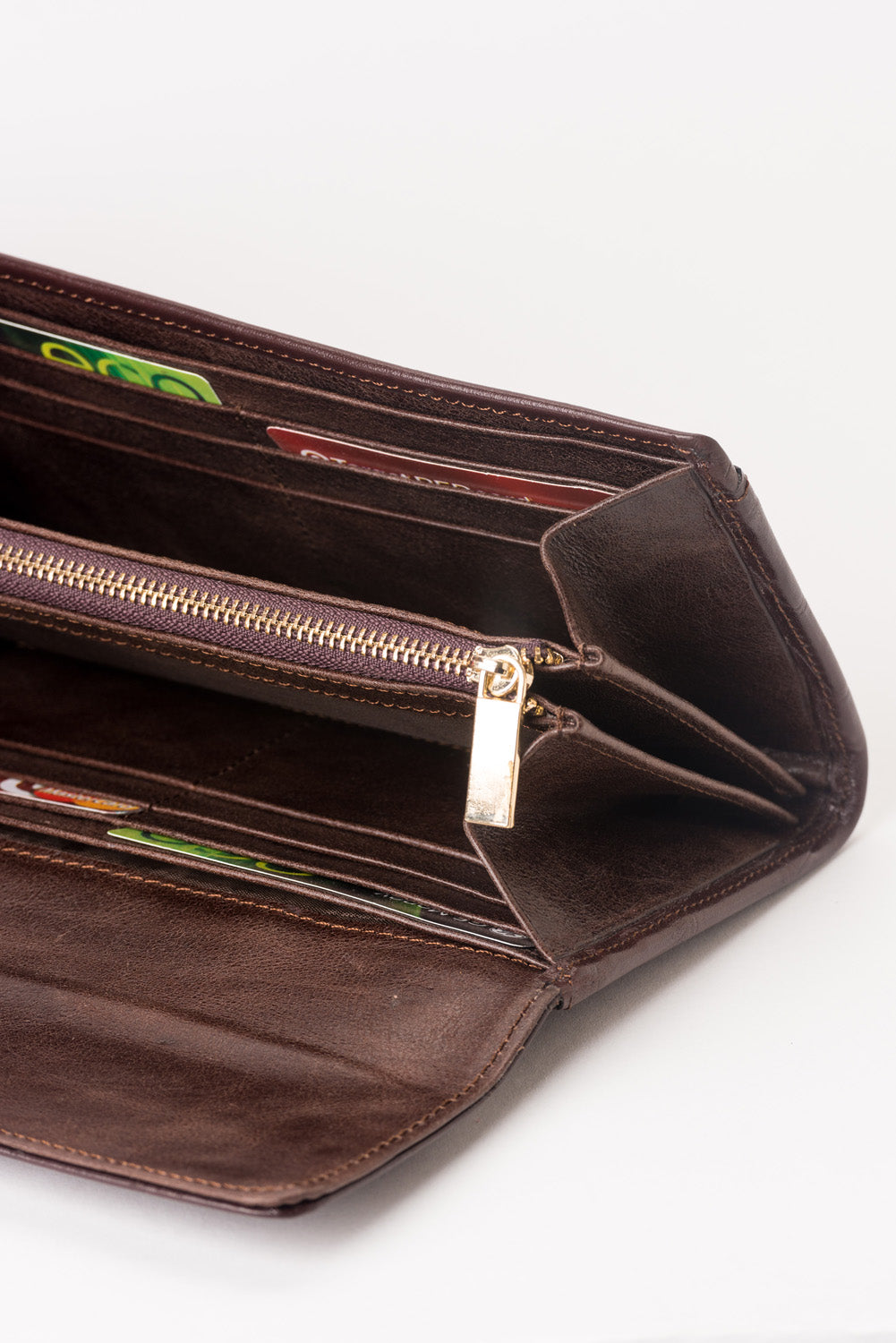 The Sultan Wallet - Brown Embossed