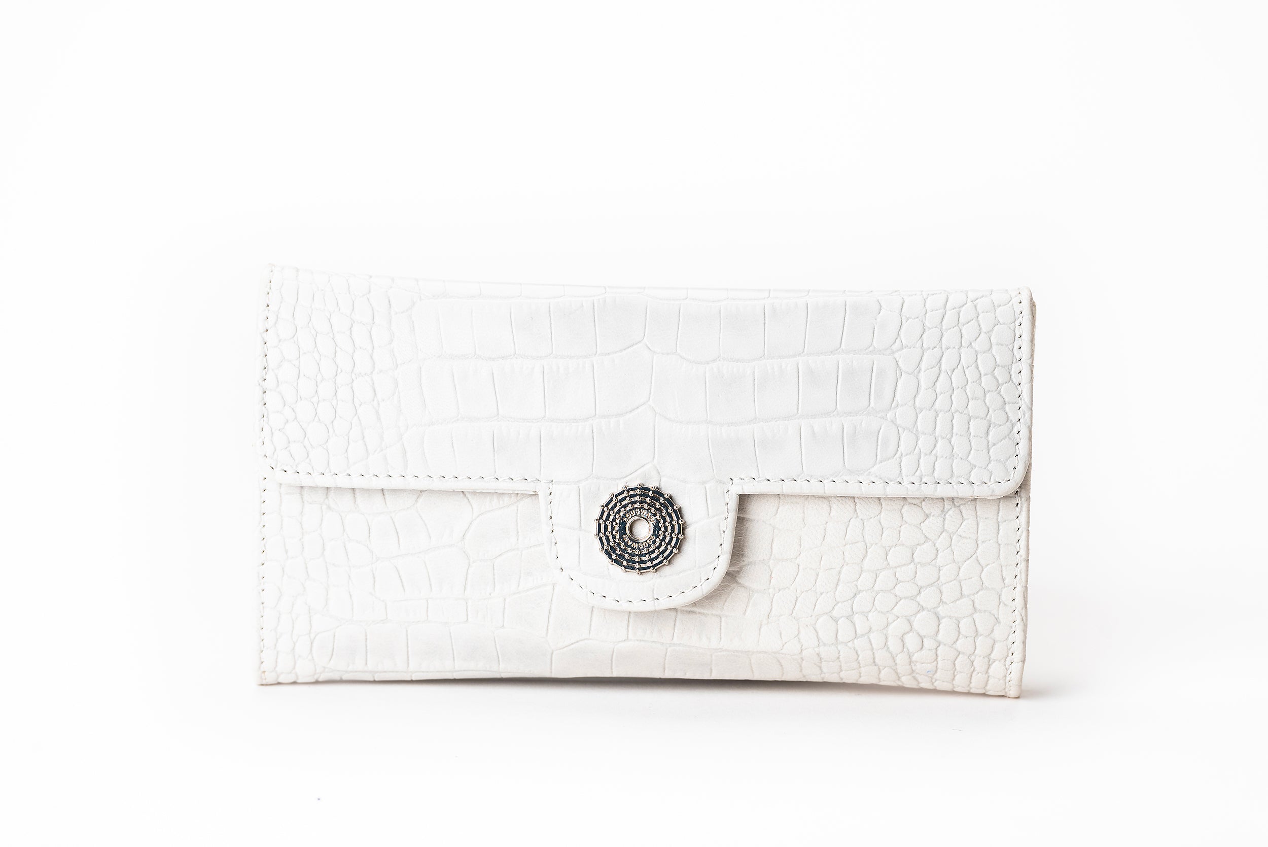 The Sultan Wallet - White Embossed