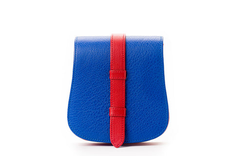 Nafa Belt Bag - Red Embossed Leather